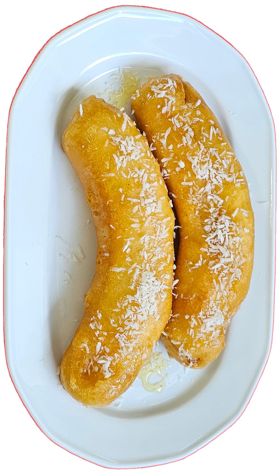 Banan w cieście kokosowym