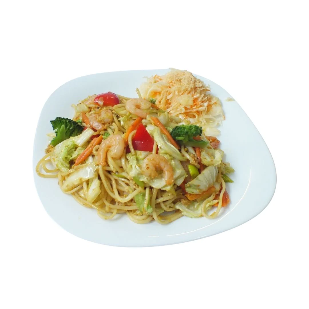 Makaron z krewetkami